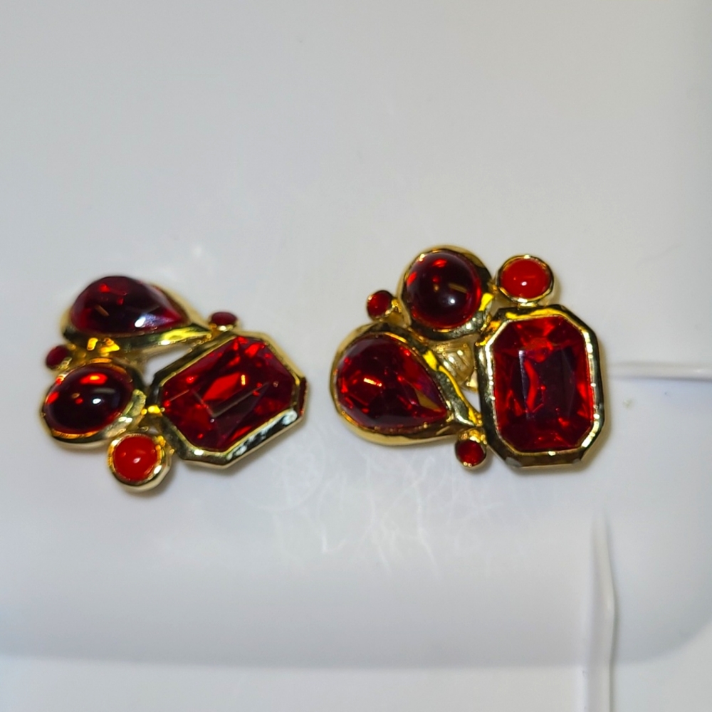 Trifari Clip Earrings